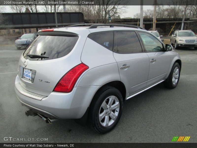 Brilliant Silver Metallic / Charcoal 2006 Nissan Murano SL AWD