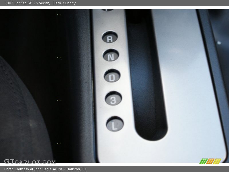 Black / Ebony 2007 Pontiac G6 V6 Sedan