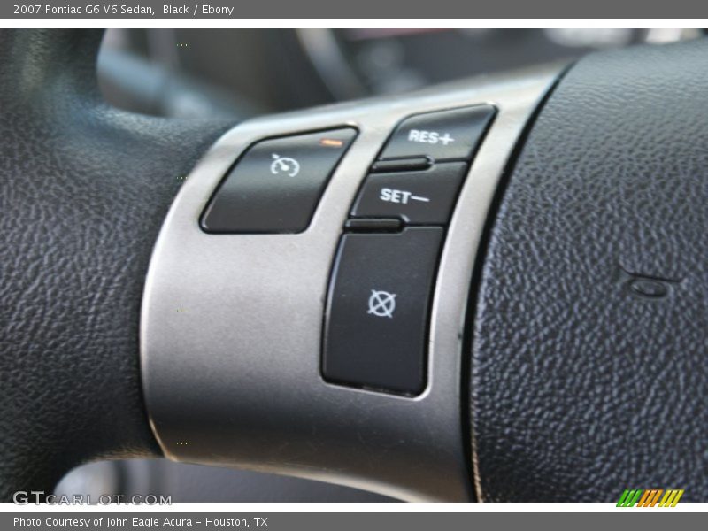 Black / Ebony 2007 Pontiac G6 V6 Sedan