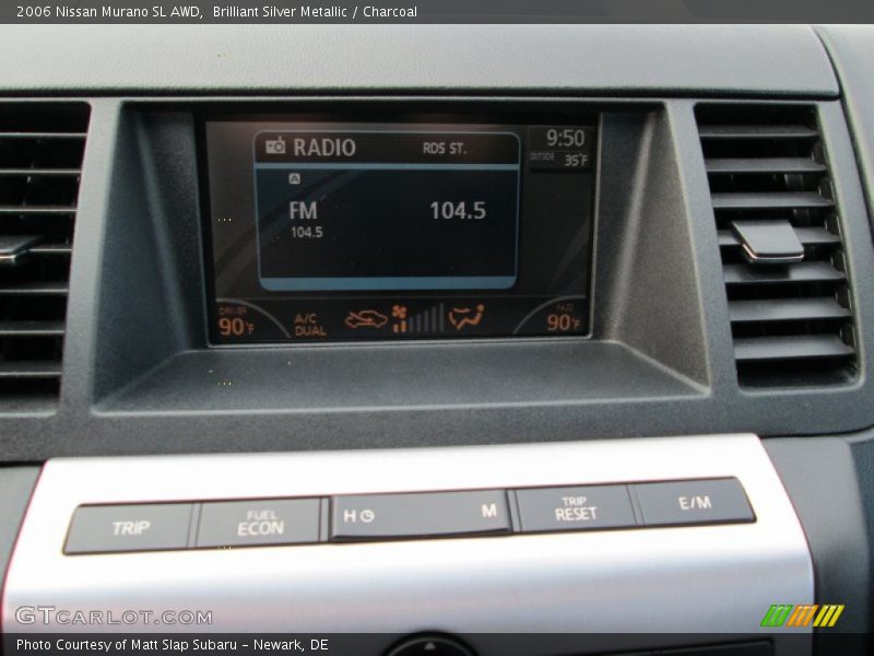 Brilliant Silver Metallic / Charcoal 2006 Nissan Murano SL AWD