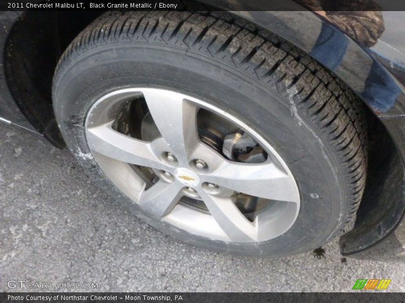 Black Granite Metallic / Ebony 2011 Chevrolet Malibu LT