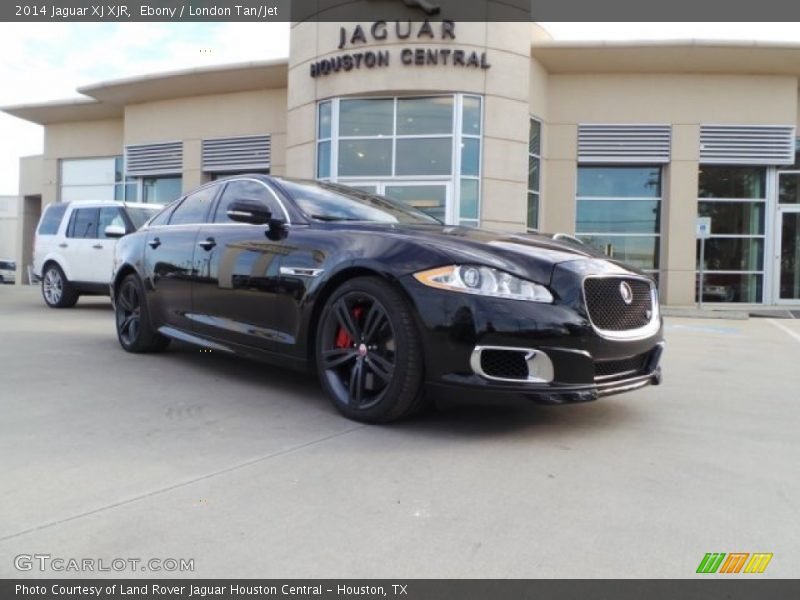 Ebony / London Tan/Jet 2014 Jaguar XJ XJR