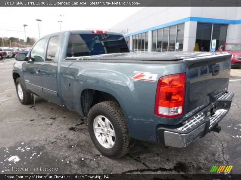 Stealth Gray Metallic / Ebony 2013 GMC Sierra 1500 SLE Extended Cab 4x4