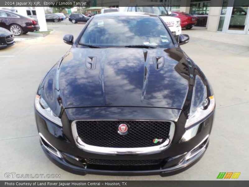Ebony / London Tan/Jet 2014 Jaguar XJ XJR