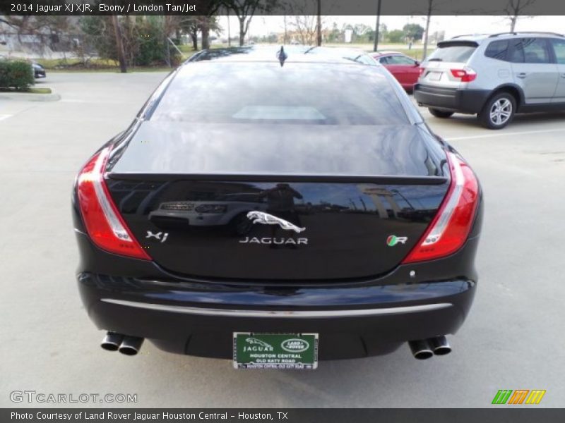 Ebony / London Tan/Jet 2014 Jaguar XJ XJR