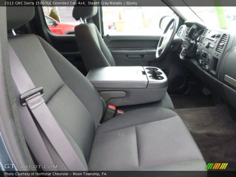 Stealth Gray Metallic / Ebony 2013 GMC Sierra 1500 SLE Extended Cab 4x4