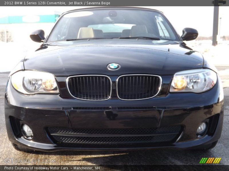 Jet Black / Savanna Beige 2012 BMW 1 Series 128i Convertible