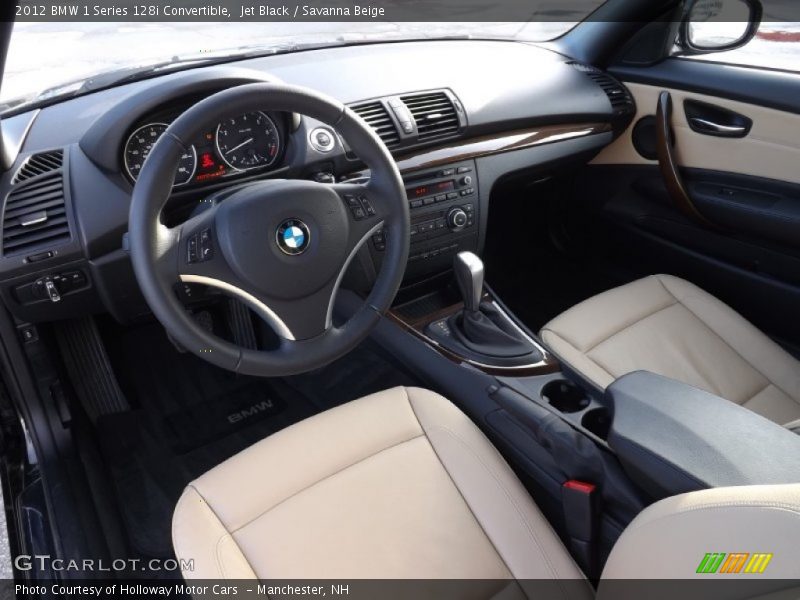  2012 1 Series 128i Convertible Savanna Beige Interior