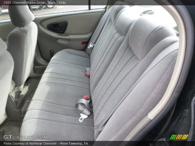 Black / Gray 2003 Chevrolet Malibu Sedan
