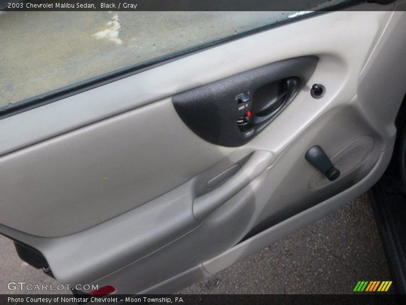 Black / Gray 2003 Chevrolet Malibu Sedan