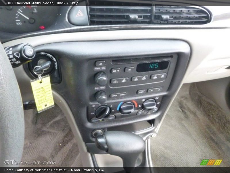 Black / Gray 2003 Chevrolet Malibu Sedan