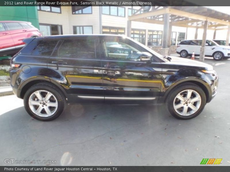 Santorini Black Metallic / Almond/Espresso 2012 Land Rover Range Rover Evoque Pure