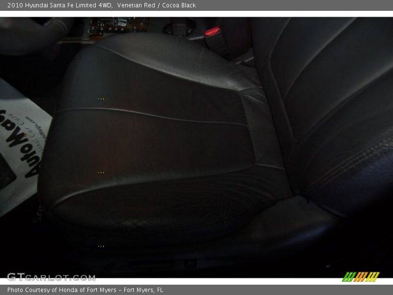 Venetian Red / Cocoa Black 2010 Hyundai Santa Fe Limited 4WD