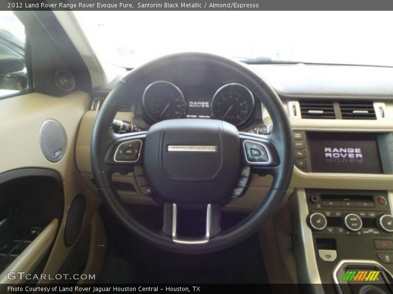Santorini Black Metallic / Almond/Espresso 2012 Land Rover Range Rover Evoque Pure