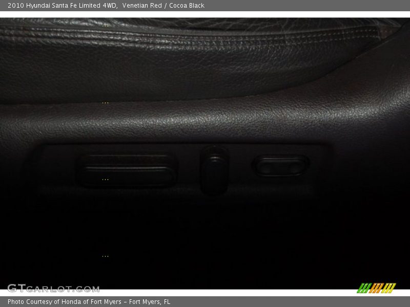 Venetian Red / Cocoa Black 2010 Hyundai Santa Fe Limited 4WD