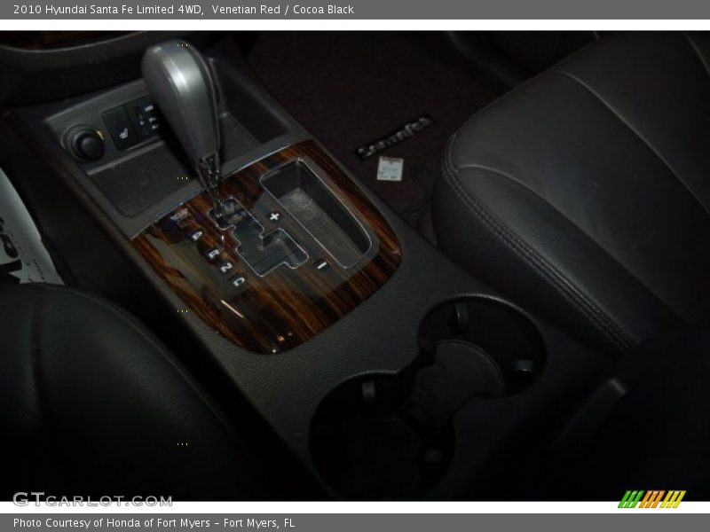 Venetian Red / Cocoa Black 2010 Hyundai Santa Fe Limited 4WD