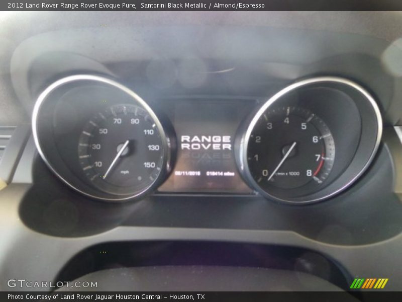 Santorini Black Metallic / Almond/Espresso 2012 Land Rover Range Rover Evoque Pure