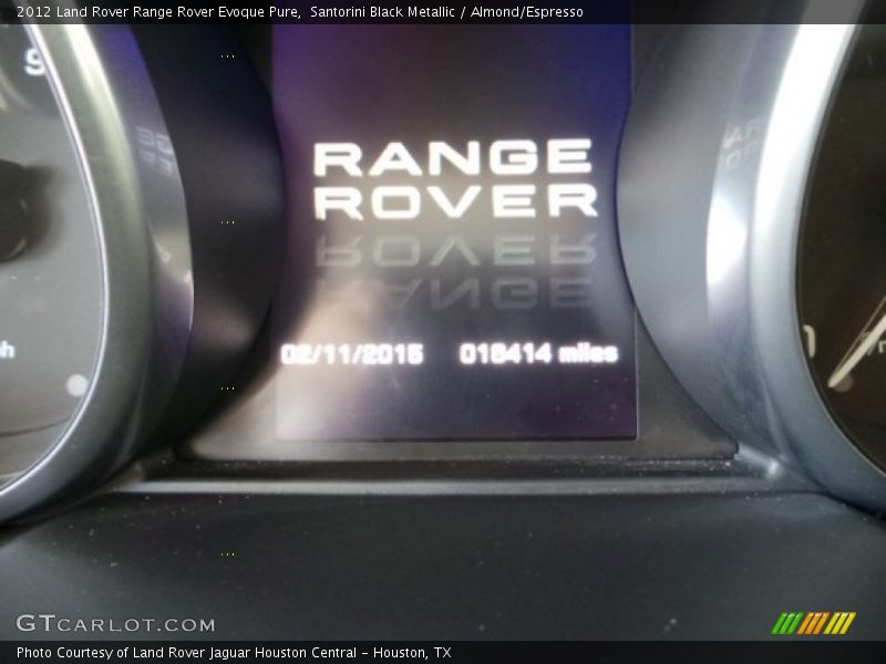Santorini Black Metallic / Almond/Espresso 2012 Land Rover Range Rover Evoque Pure