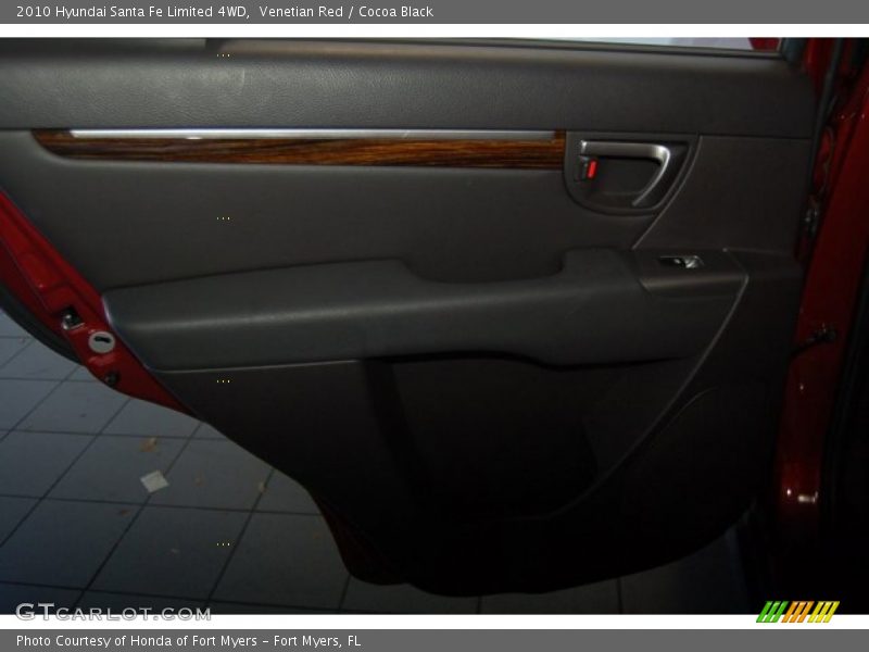 Venetian Red / Cocoa Black 2010 Hyundai Santa Fe Limited 4WD