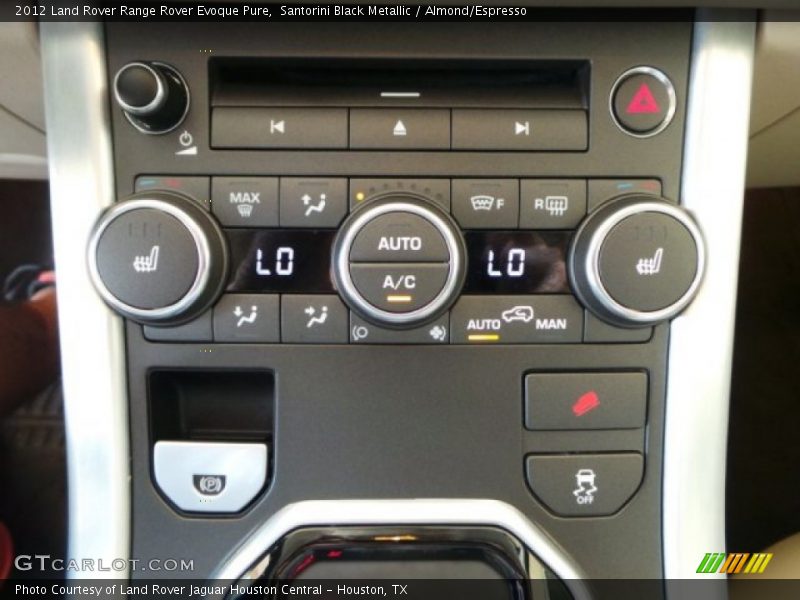 Santorini Black Metallic / Almond/Espresso 2012 Land Rover Range Rover Evoque Pure