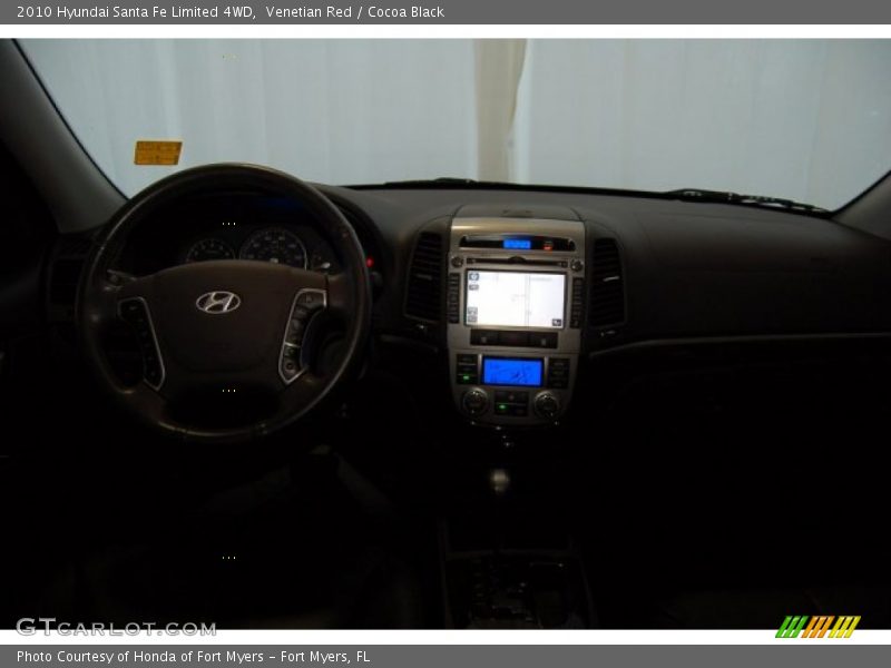 Venetian Red / Cocoa Black 2010 Hyundai Santa Fe Limited 4WD