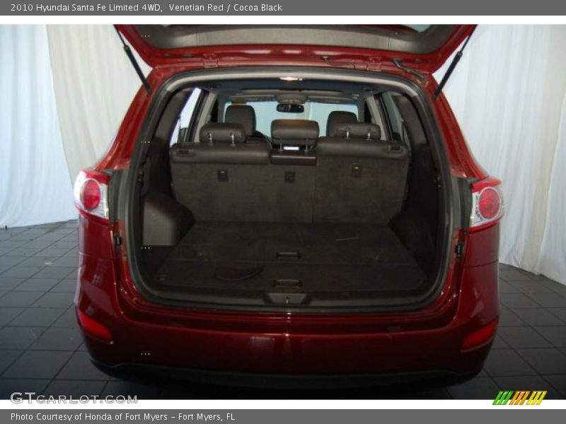 Venetian Red / Cocoa Black 2010 Hyundai Santa Fe Limited 4WD