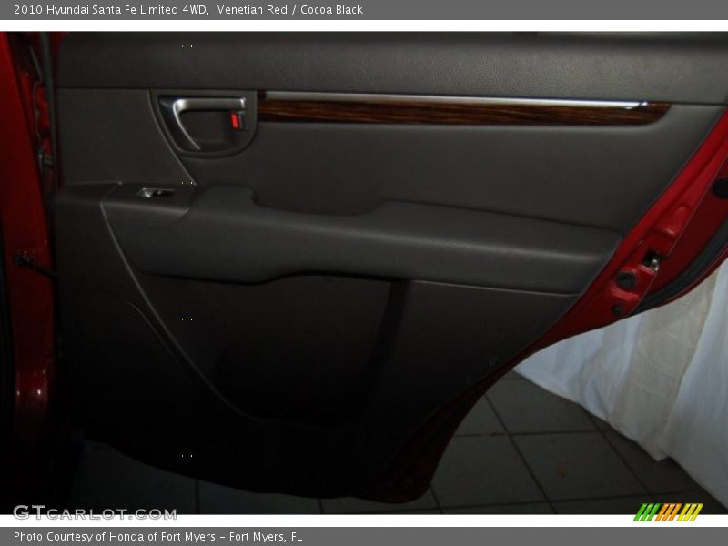 Venetian Red / Cocoa Black 2010 Hyundai Santa Fe Limited 4WD