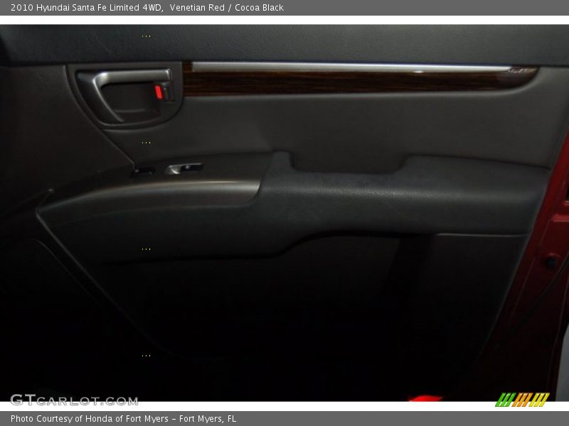 Venetian Red / Cocoa Black 2010 Hyundai Santa Fe Limited 4WD