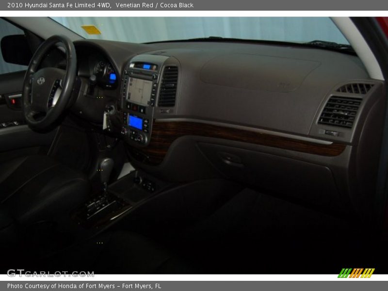 Venetian Red / Cocoa Black 2010 Hyundai Santa Fe Limited 4WD
