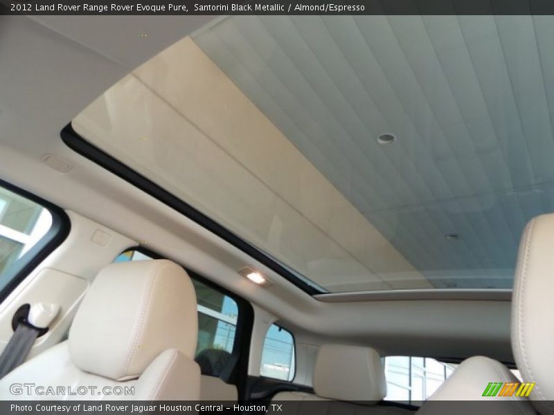 Santorini Black Metallic / Almond/Espresso 2012 Land Rover Range Rover Evoque Pure