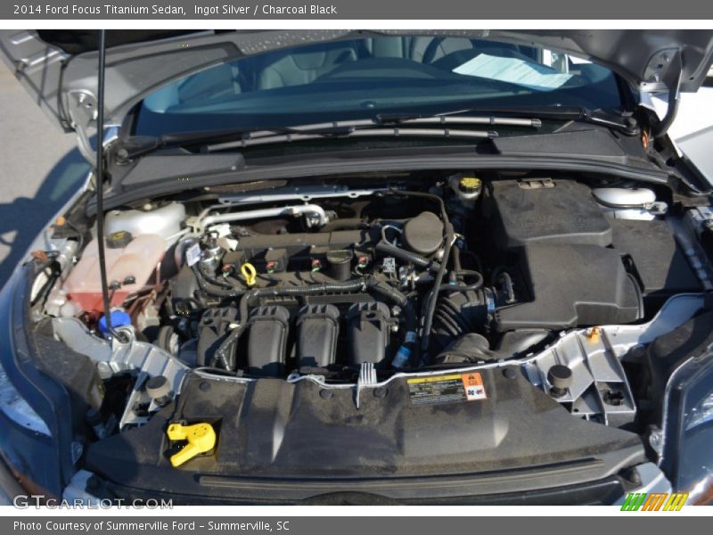 Ingot Silver / Charcoal Black 2014 Ford Focus Titanium Sedan