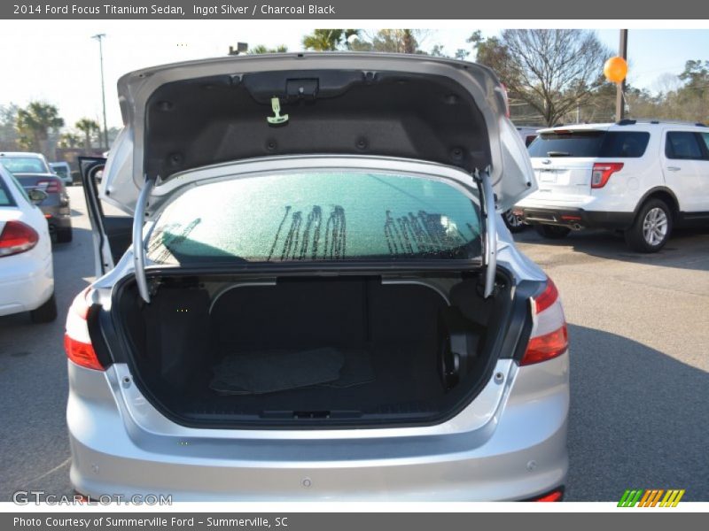 Ingot Silver / Charcoal Black 2014 Ford Focus Titanium Sedan