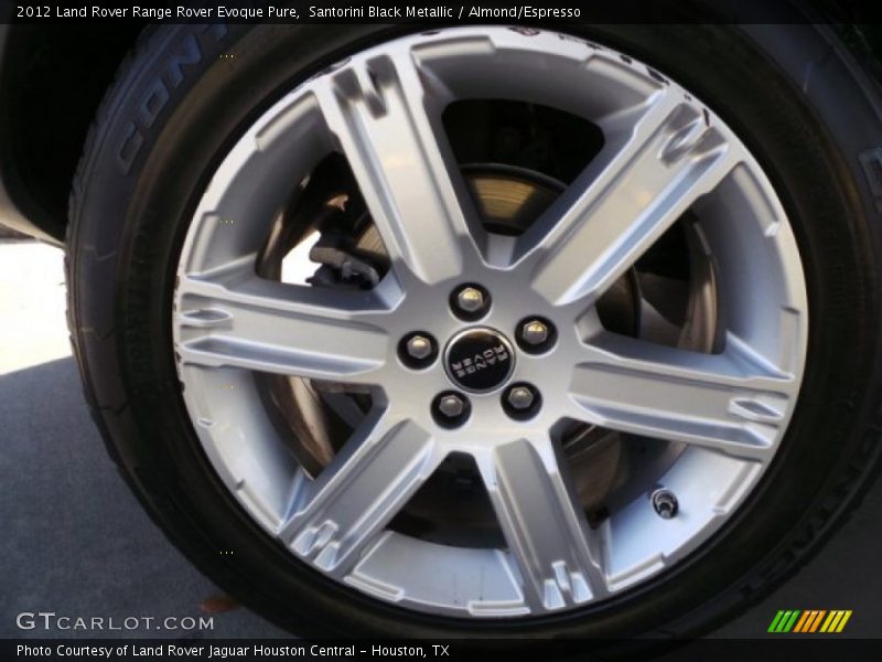Santorini Black Metallic / Almond/Espresso 2012 Land Rover Range Rover Evoque Pure