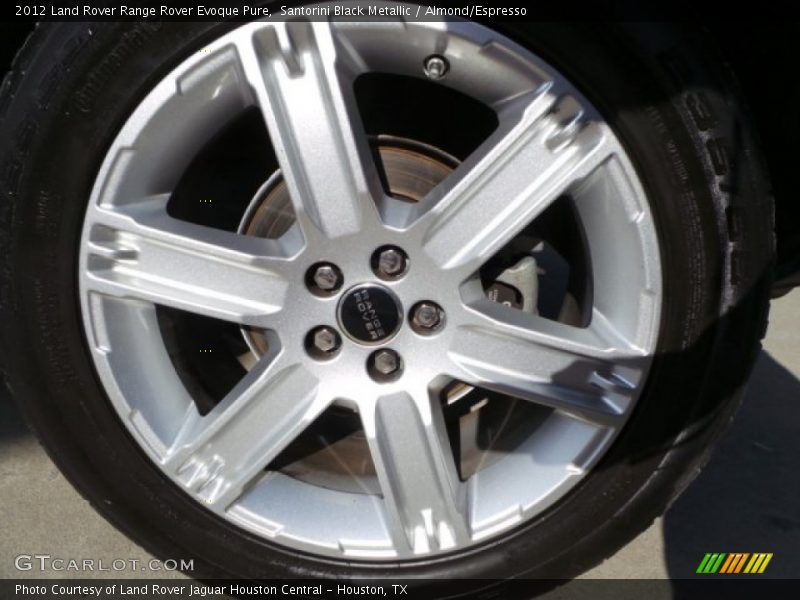 Santorini Black Metallic / Almond/Espresso 2012 Land Rover Range Rover Evoque Pure