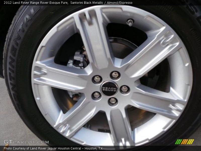 Santorini Black Metallic / Almond/Espresso 2012 Land Rover Range Rover Evoque Pure