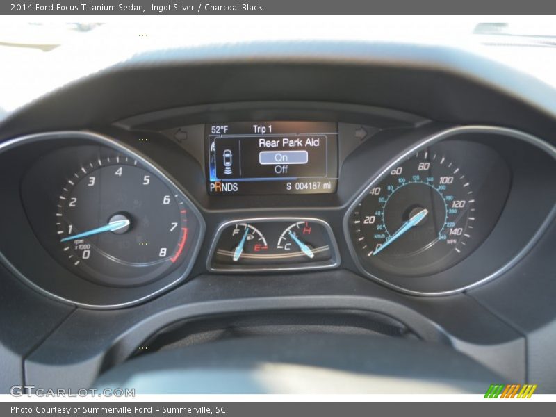 Ingot Silver / Charcoal Black 2014 Ford Focus Titanium Sedan
