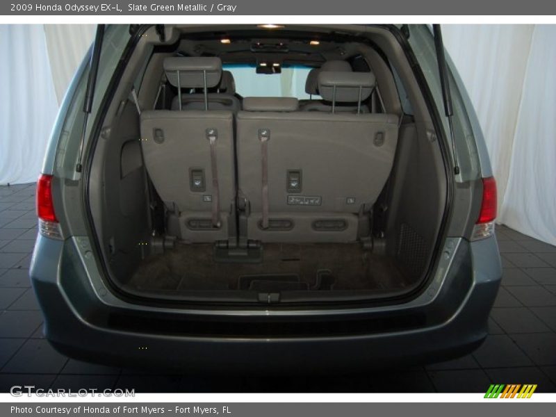 Slate Green Metallic / Gray 2009 Honda Odyssey EX-L