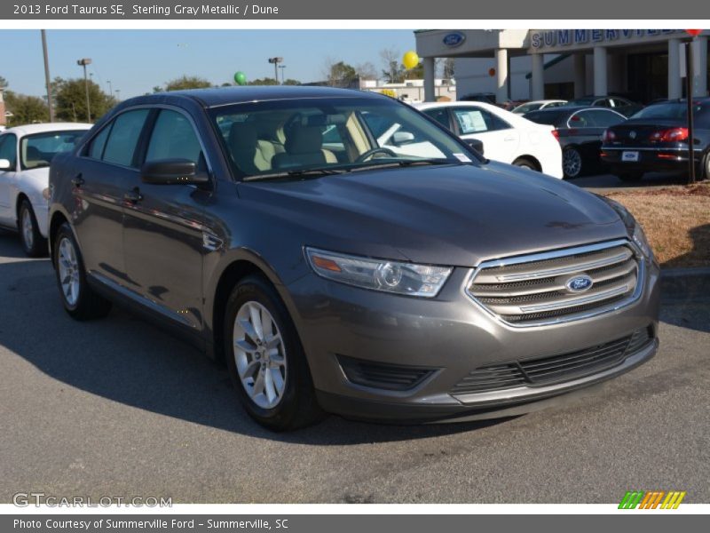 Sterling Gray Metallic / Dune 2013 Ford Taurus SE
