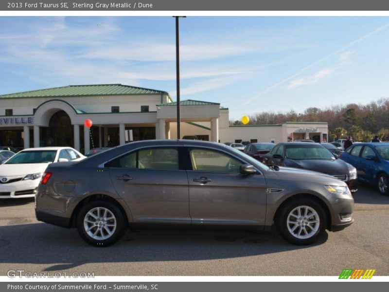 Sterling Gray Metallic / Dune 2013 Ford Taurus SE