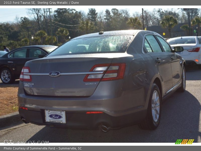 Sterling Gray Metallic / Dune 2013 Ford Taurus SE
