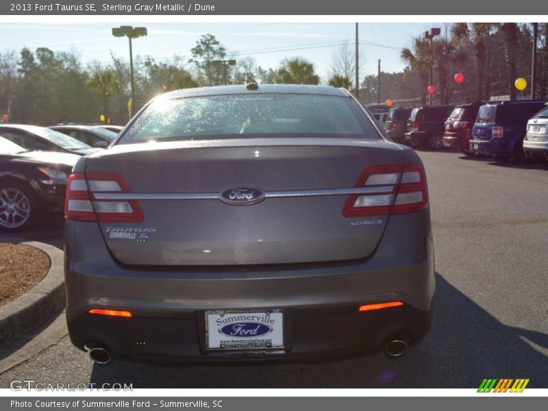 Sterling Gray Metallic / Dune 2013 Ford Taurus SE