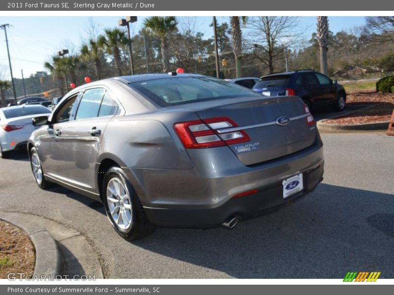 Sterling Gray Metallic / Dune 2013 Ford Taurus SE
