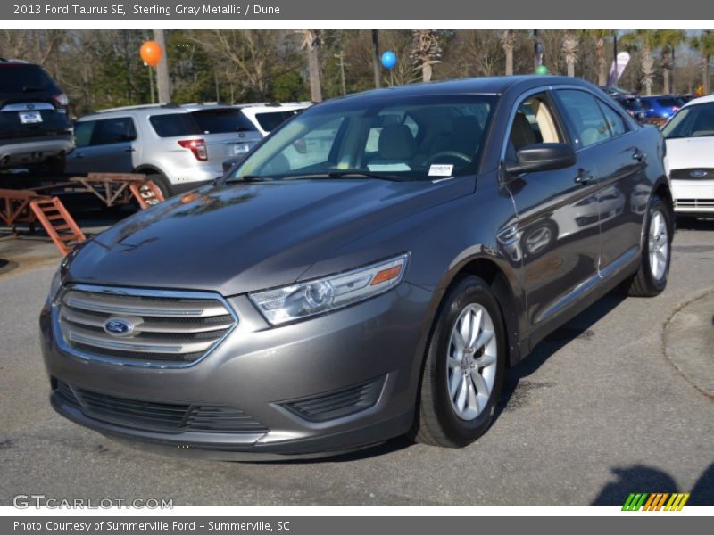 Sterling Gray Metallic / Dune 2013 Ford Taurus SE