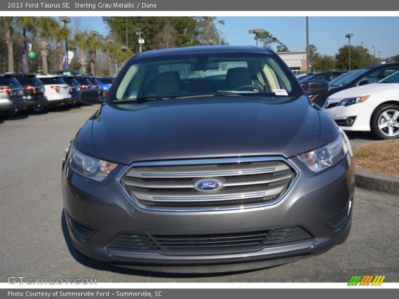 Sterling Gray Metallic / Dune 2013 Ford Taurus SE