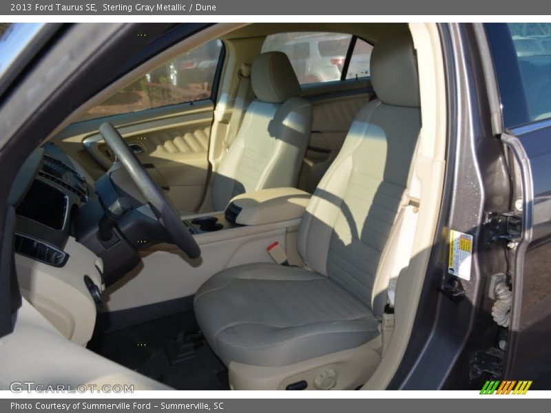 Sterling Gray Metallic / Dune 2013 Ford Taurus SE