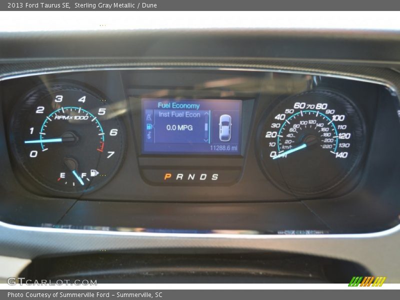 Sterling Gray Metallic / Dune 2013 Ford Taurus SE