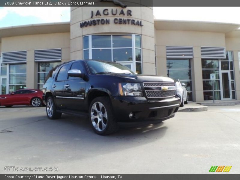 Black / Light Cashmere 2009 Chevrolet Tahoe LTZ