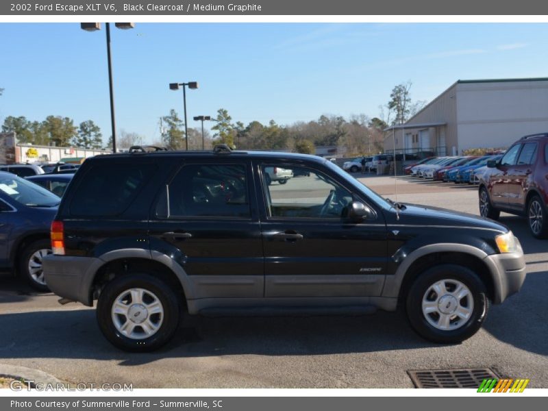 Black Clearcoat / Medium Graphite 2002 Ford Escape XLT V6