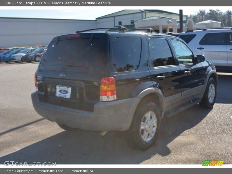 Black Clearcoat / Medium Graphite 2002 Ford Escape XLT V6