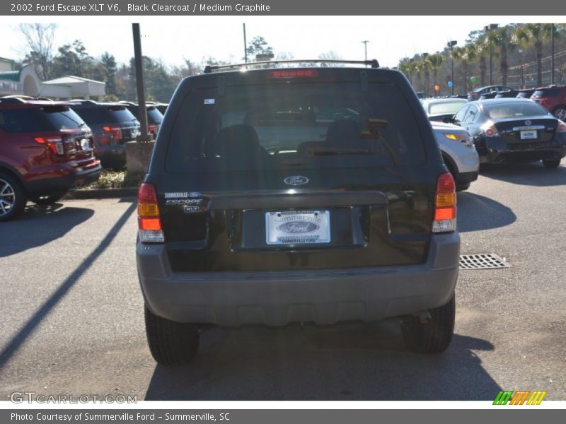Black Clearcoat / Medium Graphite 2002 Ford Escape XLT V6
